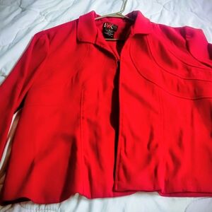 Kasper Women's Bright Red Suit Jacket